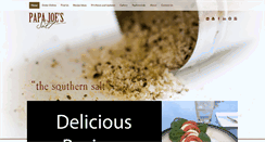 Desktop Screenshot of papajoessalt.com